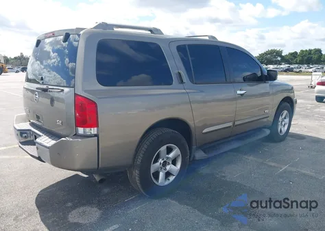 2006 Nissan Armada Se from USA, damaged, VIN 5N1AA08B56N712678